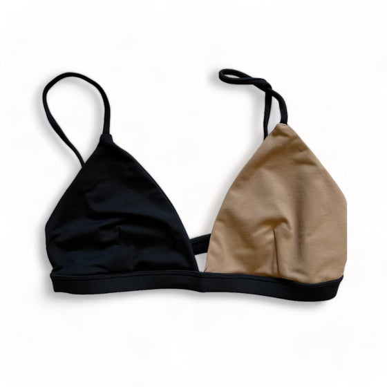 CAPRI Sports Bra - Chanterelle / Black