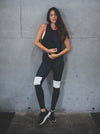 MOANI Legging - Black / White