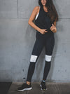 MOANI Legging - Black / White