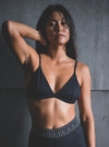 CAPRI Sports Bra - Ribbed Black